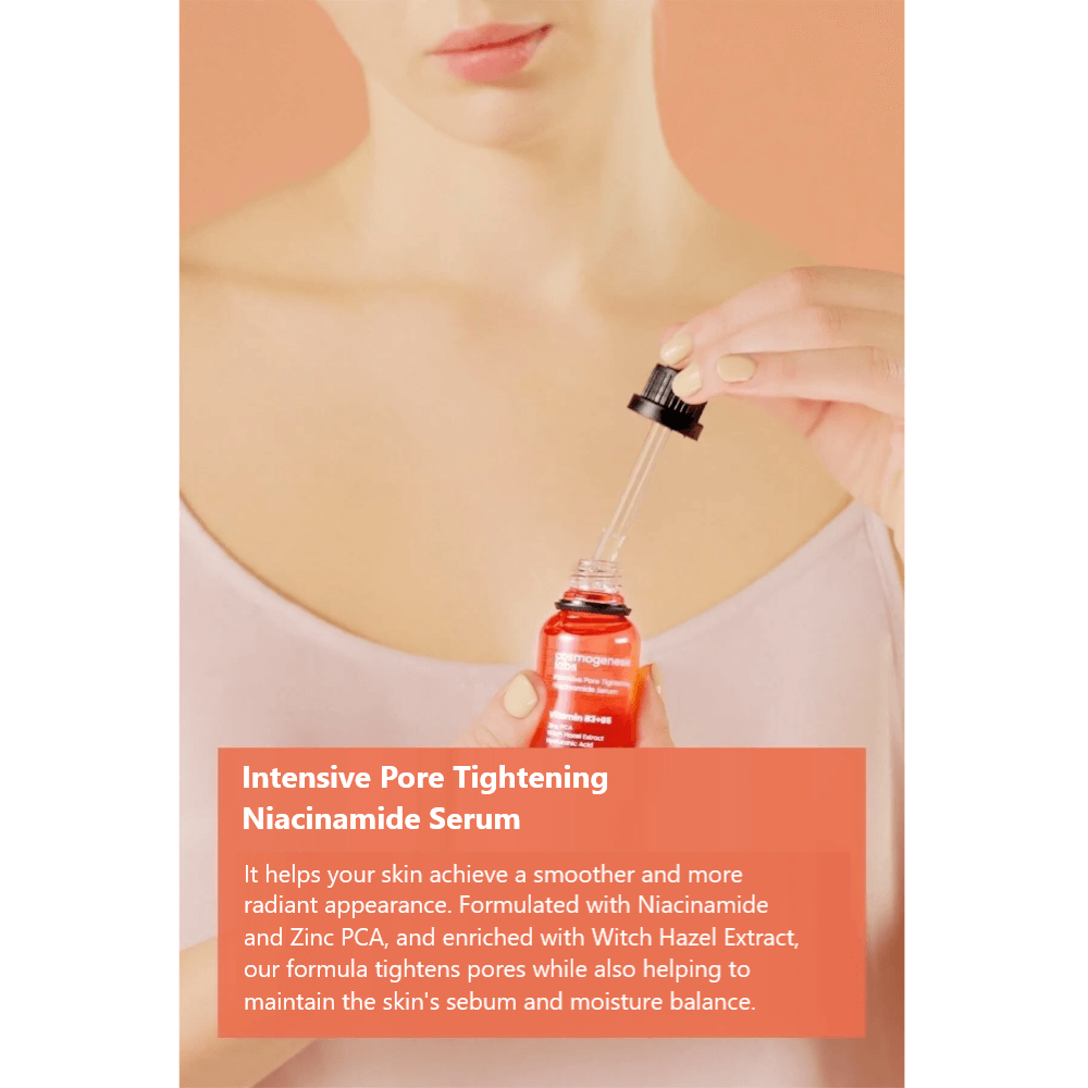 Cosmogenesis Acne Anti-Blackhead Niacinamide Skin Serum (30ml) Vegan Pore Tightening
