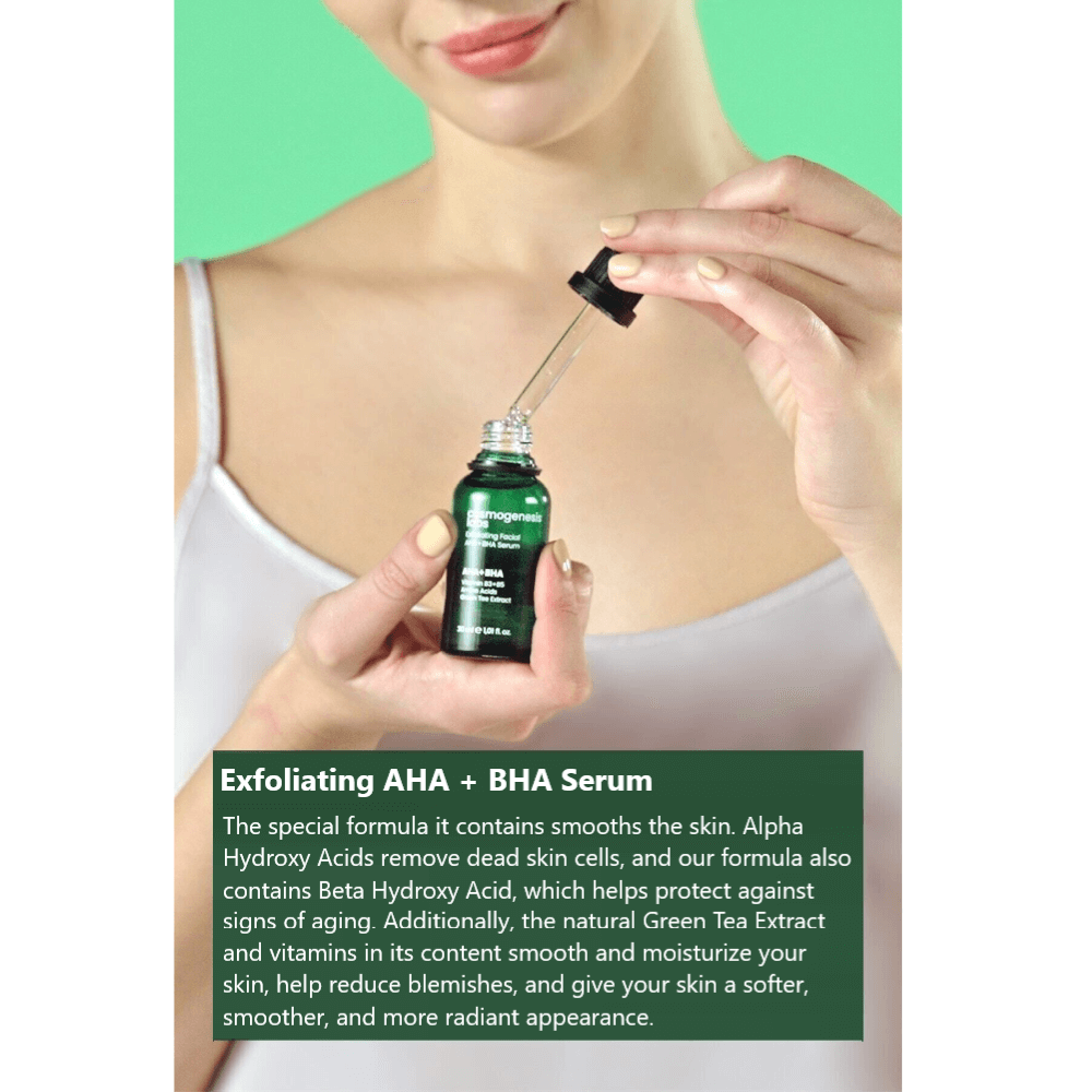 Cosmogenesis Peeling Aha Bha Skin Serum (30ml) Vegan Dead Cell Cleanser