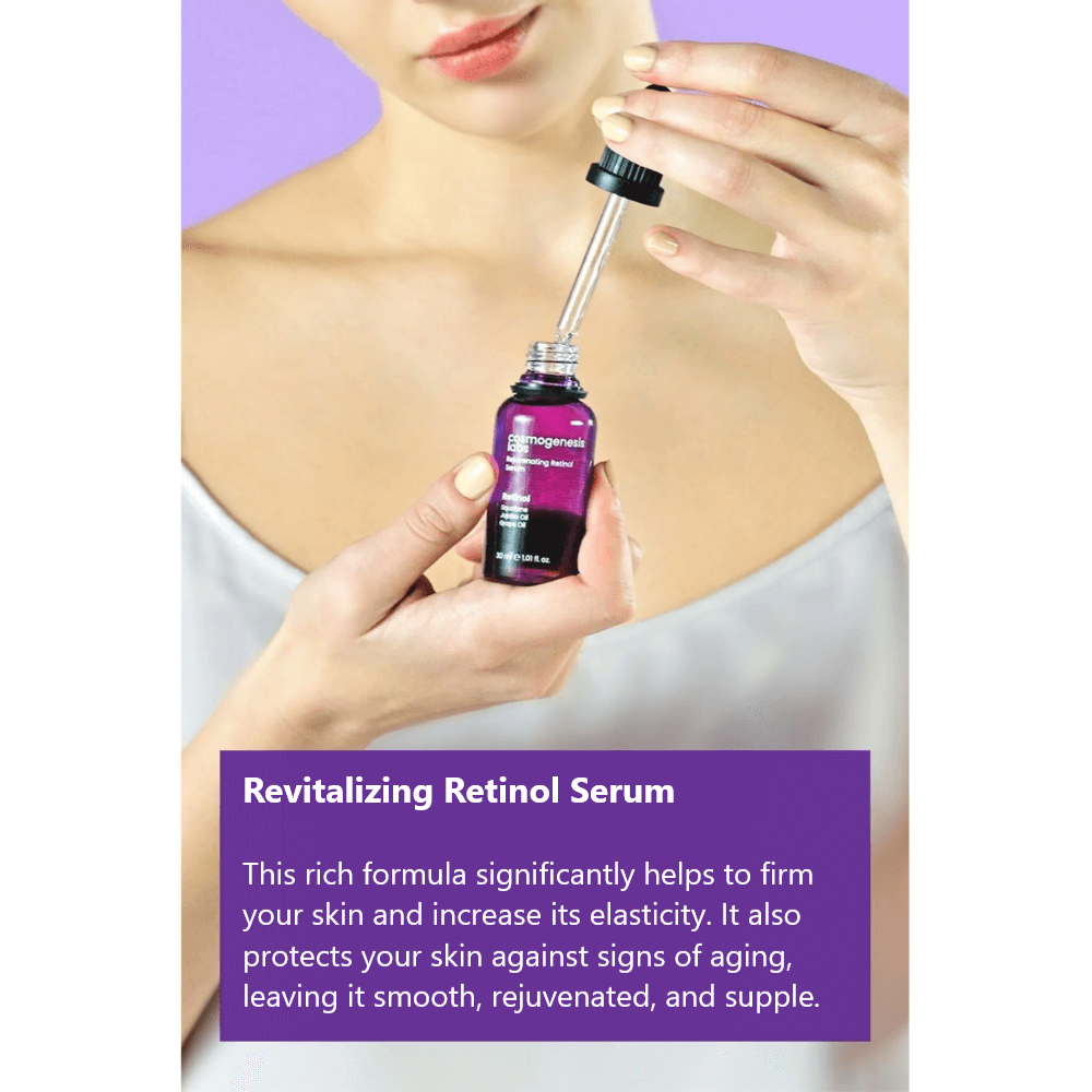 Cosmogenesis Anti-Wrinkle Retinol Skin Serum (30 ml) Vegan Firm & Vibrant Look