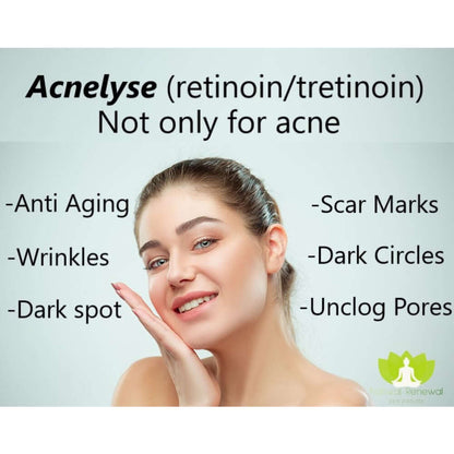 ACNELYSE % 0.1 Skin Cream Acne Treatment Skin Renewal Anti Aging Cream For Daily Use