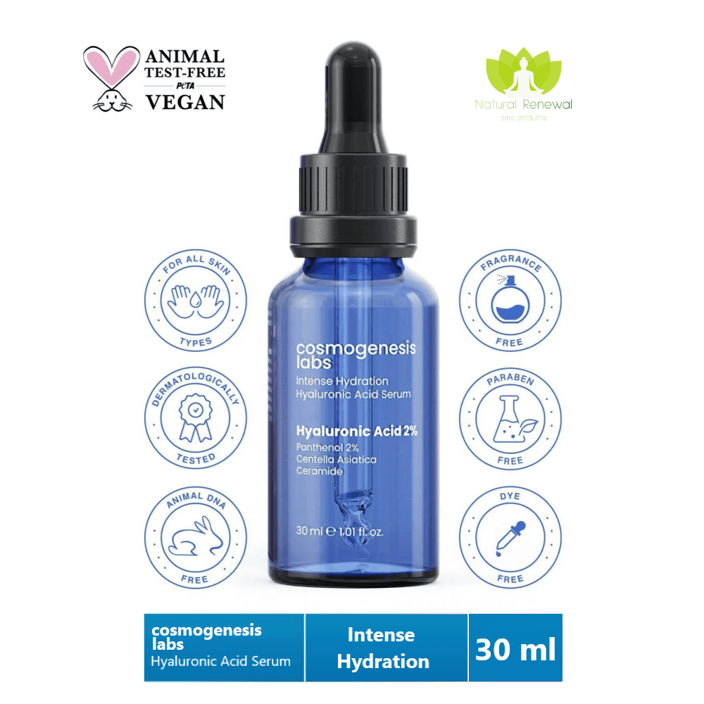 Cosmogenesis Intensive Hyaluronic Acid Skin Serum (30ml) Vegan Anti-Wrinkle