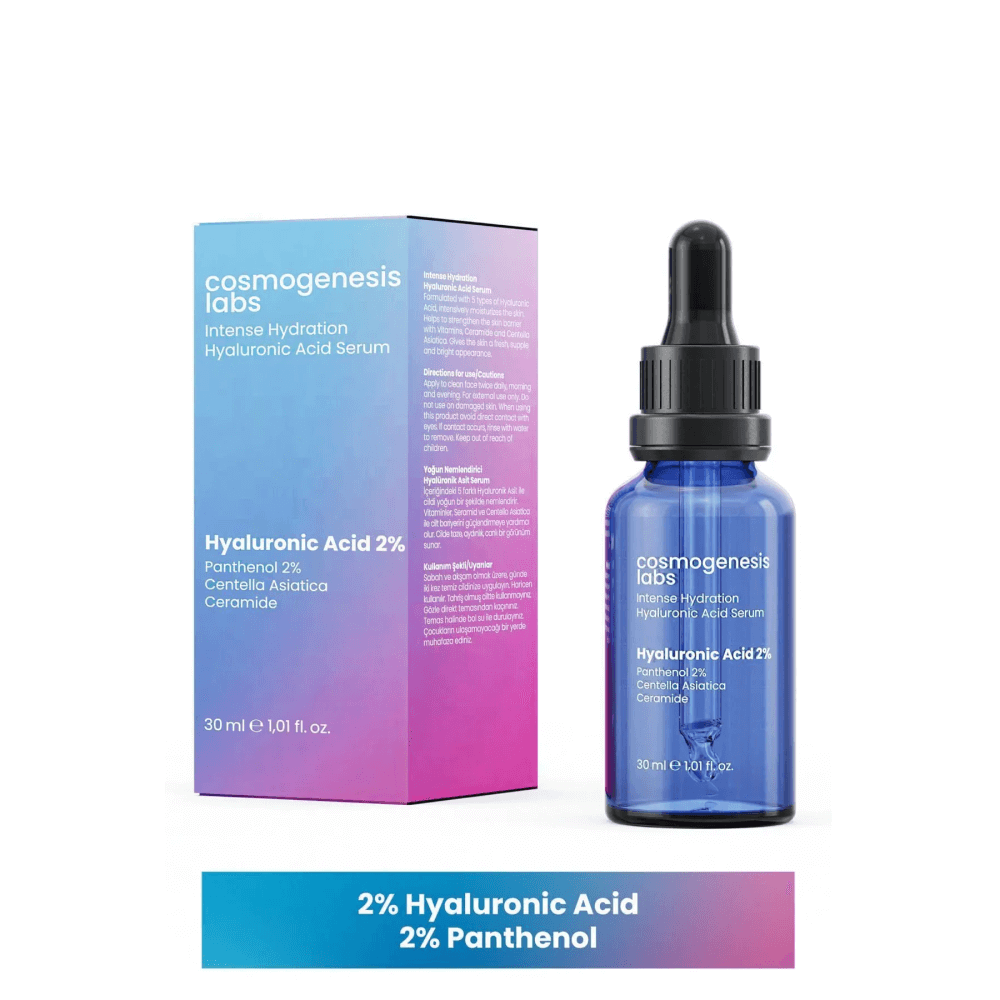 Cosmogenesis Intensive Hyaluronic Acid Skin Serum (30ml) Vegan Anti-Wrinkle